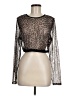 Unbranded Black Long Sleeve Top Size M (estimated) - photo 1