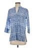 Roberta Roller Rabbit Blue 3/4 Sleeve Blouse Size S - photo 1