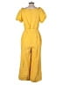 Ann Taylor Solid Yellow Jumpsuit Size 6 - photo 2