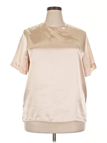 BEDFORD FAIR lifestyles Short Sleeve Blouse (view 1)