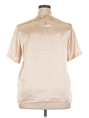 BEDFORD FAIR lifestyles Short Sleeve Blouse (view 2)