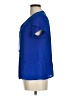 Eden Society 100% Polyester Blue Short Sleeve Blouse Size M - photo 5