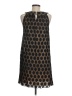 AGB 100% Polyester Polka Dots Black Cocktail Dress Size 8 - photo 2