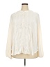 Torrid 100% Polyester Ivory Long Sleeve Blouse Size 2X Plus (2) - photo 1