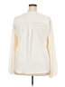 Torrid 100% Polyester Ivory Long Sleeve Blouse Size 2X Plus (2) - photo 2