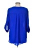 Torrid 100% Polyester Blue 3/4 Sleeve Blouse Size Lg Plus (0) - photo 2