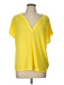 Lane Bryant Yellow Short Sleeve Top Size 10 - 12 Plus - photo 1