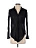 Helmut Lang Black Long Sleeve Blouse Size M - photo 1