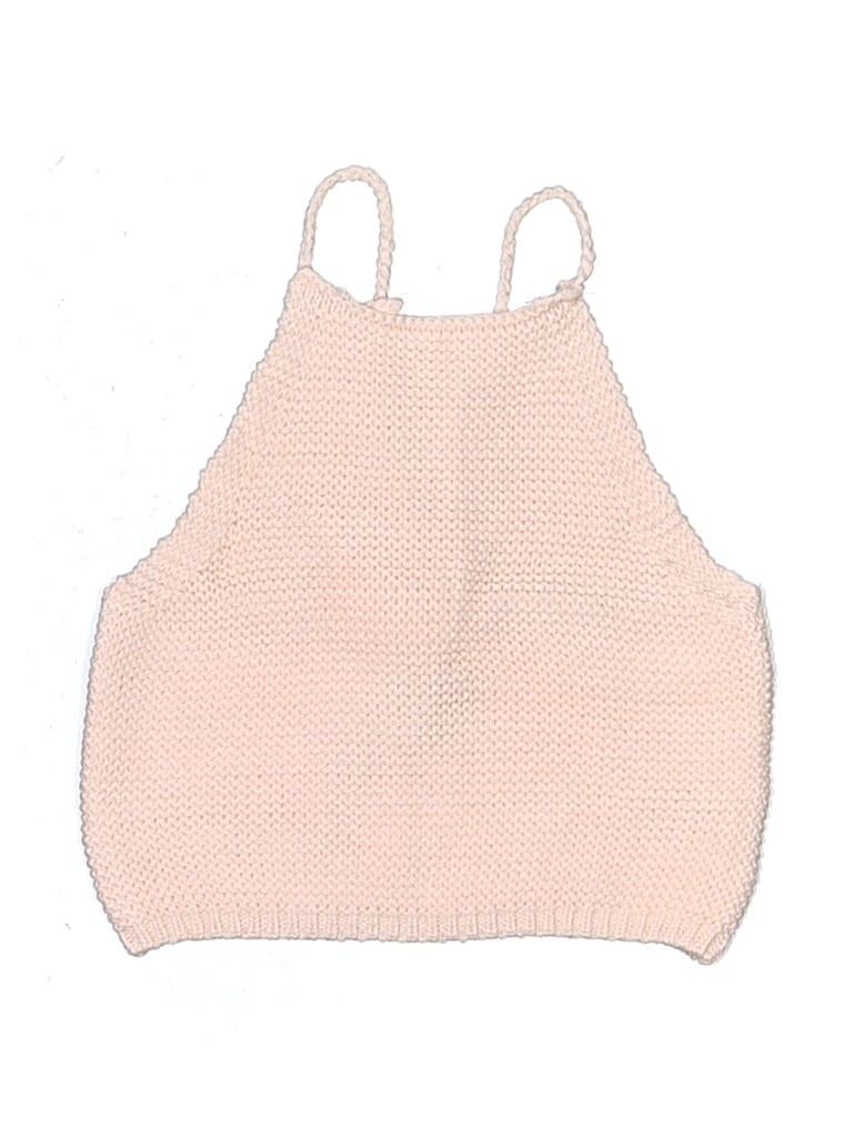 Bardot Junior Kids' Tank Top Pink Halter Neckline Tops