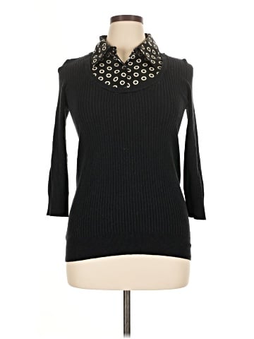 Rafaella Silk Pullover Sweater (view 1)