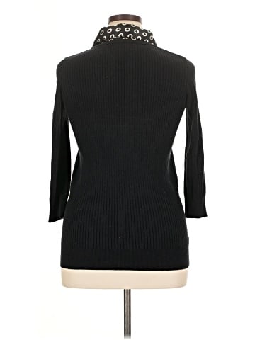 Rafaella Silk Pullover Sweater (view 2)