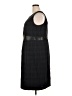 Kasper Plaid Black Casual Dress Size 18w - photo 5