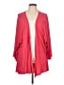 Lularoe 100% Polyester Red Cardigan Size L - photo 1