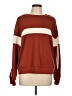 Unbranded 100% Polyester Color Block Brown Pullover Sweater Size L - photo 1