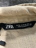 Zara Tan 3/4 Sleeve Button-Down Shirt Size M - photo 7