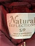 Natural Reflections 100% Nylon Burgundy Coat Size S - photo 6