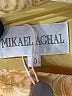 MIKAEL AGHAL 100% Polyester Gold Yellow Cocktail Dress Size 10 - photo 3