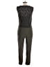 Sandro Ferrone 100% Rayon Solid Green Jumpsuit Size L - photo 2