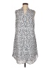 CAbi 100% Polyester Print Blue Casual Dress Size M - photo 1