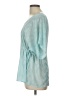 Torrid 100% Polyester Teal Short Sleeve Blouse Size Lg Plus (0) - photo 5