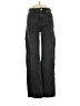 ASOS Design 100% Cotton Chevron-herringbone Black Jeans Size 25 waist - photo 1