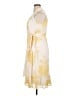 Jonathan Martin 100% Polyester Floral Yellow Cocktail Dress Size 14 - photo 5