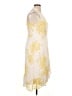 Jonathan Martin 100% Polyester Floral Yellow Cocktail Dress Size 14 - photo 4