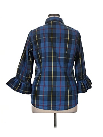 Gretchen Scott Designs 3/4 Sleeve Button-Down Shirt (view 2)