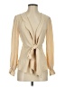Unbranded 100% Polyester Tan Long Sleeve Blouse Size S - photo 1