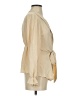 Unbranded 100% Polyester Tan Long Sleeve Blouse Size S - photo 4