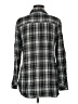Seven7 100% Cotton Plaid Gray Long Sleeve Button-Down Shirt Size M - photo 2