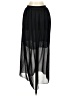 Unbranded Solid Black Casual Skirt Size XS (estimated) - photo 1
