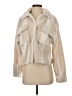 Mod On Trend 100% Polyester Ivory Faux Fur Jacket Size S - photo 1