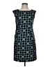 Talbots Graphic Green Cocktail Dress Size 2 - photo 1