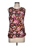 Baraschi 100% Polyester Pink Sleeveless Blouse Size L - photo 1