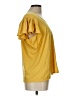 Max Studio Yellow Short Sleeve Top Size L - photo 4