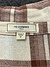 No Comment Plaid Brown Long Sleeve Blouse Size M - photo 7