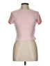 Shein Pink Short Sleeve T-Shirt Size L - photo 1
