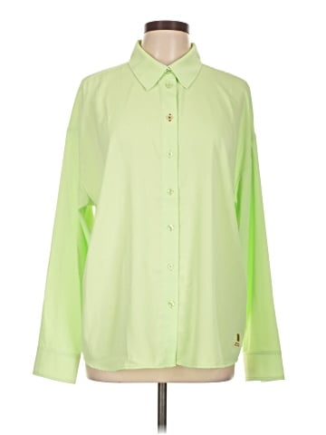 Peace Love World Long Sleeve Blouse (view 1)