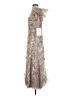 Mac Duggal 100% Polyester Silver Cocktail Dress Size 2 - photo 5