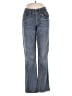 Elie Tahari Chevron-herringbone Blue Jeans Size 28 waist (estimated) - photo 1