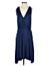 Max Studio Solid Blue Casual Dress Size M (estimated) - photo 1