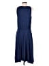 Max Studio Solid Blue Casual Dress Size M (estimated) - photo 2
