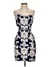 Buttons 100% Polyester Paisley Blue Cocktail Dress Size S - photo 1
