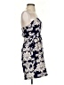 Buttons 100% Polyester Paisley Blue Cocktail Dress Size S - photo 4