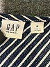 Gap - Maternity 100% Rayon Stripes Black Long Sleeve Blouse Size M - photo 6