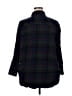 Old Navy Plaid Black 3/4 Sleeve Button-Down Shirt Size XXL - photo 2