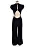 Reformation Solid Black Jumpsuit Size 10 - photo 2