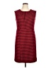 Dana Buchman Houndstooth Red Casual Dress Size 14 - photo 1