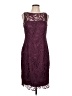 Adrianna Papell 100% Polyester Burgundy Cocktail Dress Size 10 - photo 1
